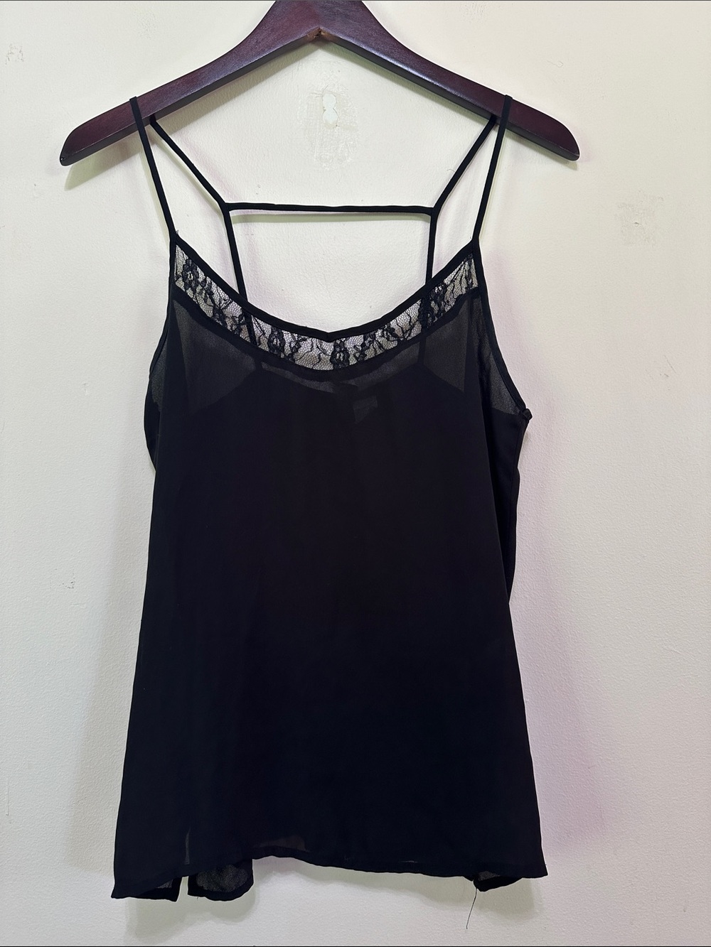 H&M Black Lace Detail Cami